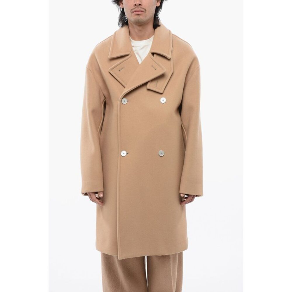 Double-Breasted Wool Coat